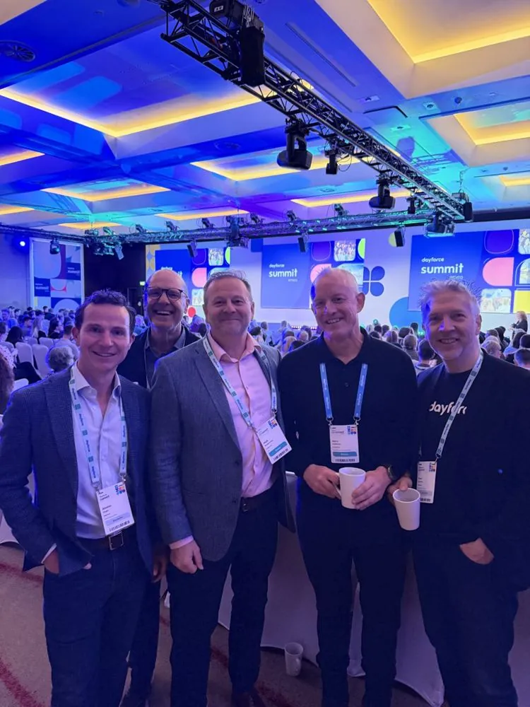 Lavasource leaders at a Dayforce event