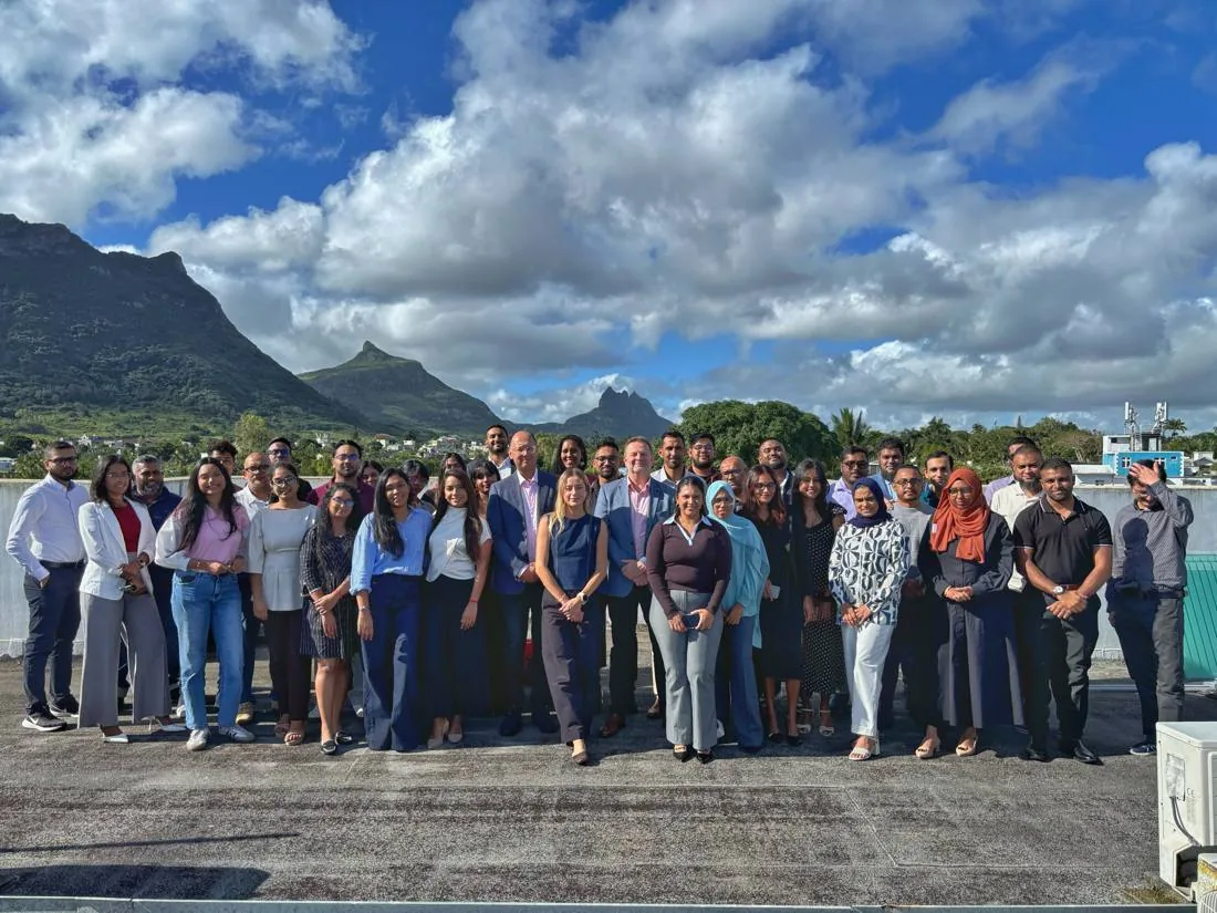The Lavasource team in Mauritius